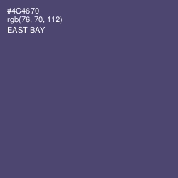 #4C4670 - East Bay Color Image